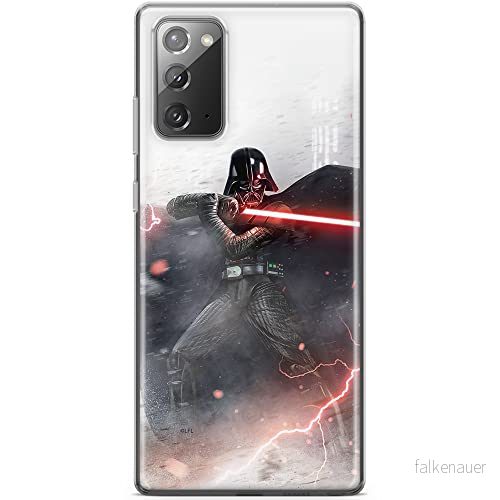 ERT GROUP mobiltelefonfodral för Samsung GALAXY NOTE 20 originalt och officiellt licensierat Star Wars mönster Darth Vader 002 anpassad till formen på mobiltelefonen, fodral tillverkad av TPU plast 5903040456170