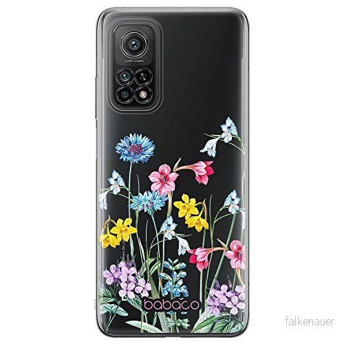 ERT GROUP mobiltelefonfodral för Xiaomi MI 10 LITE originalt och officiellt licensierat Babaco mönster Flowers 040 optimalt anpassad till formen på mobiltelefonen, gedeeltelijk transparant 5905131310859