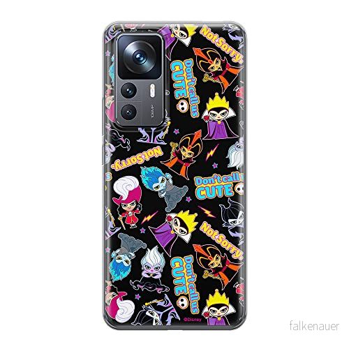 ERT GROUP mobiltelefonfodral för Xiaomi 12T/12T pro/K50 Ultra originalt och officiellt licensierat Disney mönster Villains 008, fodral tillverkad av TPU plast 5905511570446