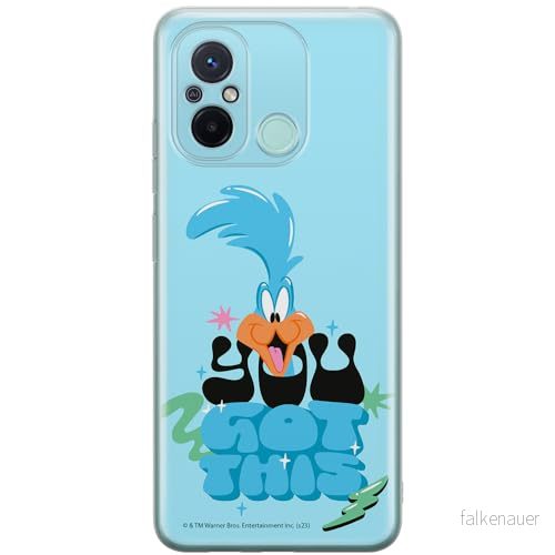 ERT GROUP mobiltelefonfodral för Xiaomi REDMI 12C/ 11A originalt och officiellt licensierat Looney Tunes mönster Roadrunner 003, fodral tillverkad av TPU plast 5905795126810