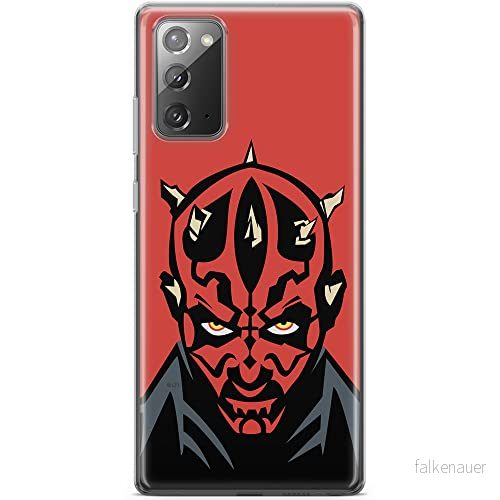 ERT GROUP mobiltelefonfodral för Samsung GALAXY NOTE 20 originalt och officiellt licensierat Star Wars mönster Darth Maul 004 anpassad till formen på mobiltelefonen, fodral tillverkad av TPU plast 5903040456156
