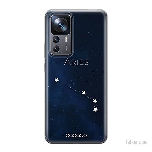 ERT GROUP mobiltelefonfodral för Xiaomi 12T/12T pro/K50 Ultra originalt och officiellt licensierat Babaco mönster Zodiac Constellation 001, fodral tillverkad av TPU plast 5905511578848