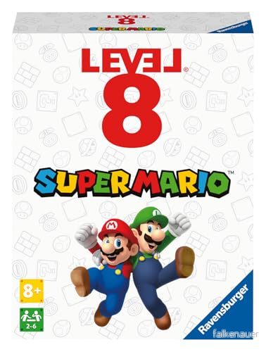 Ravensburger 27343 Super Mario Level 8, det spännande kortspelet för 2 6 spelare, från 8 år 4005556273430