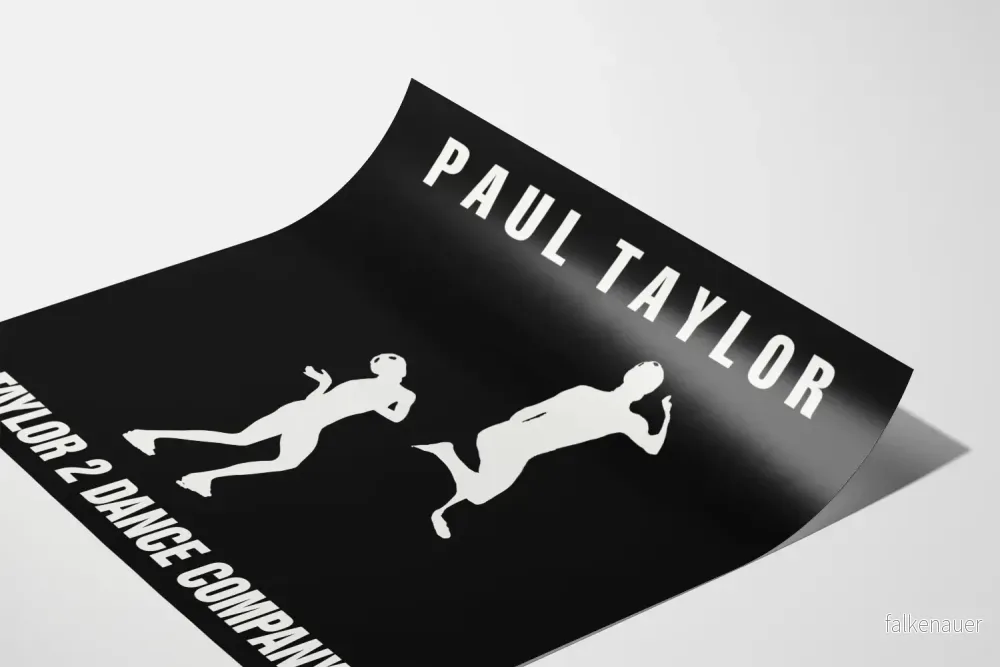 Minimalistisk poster Paul Taylor Taylor 2 Dance Company - Bild 3
