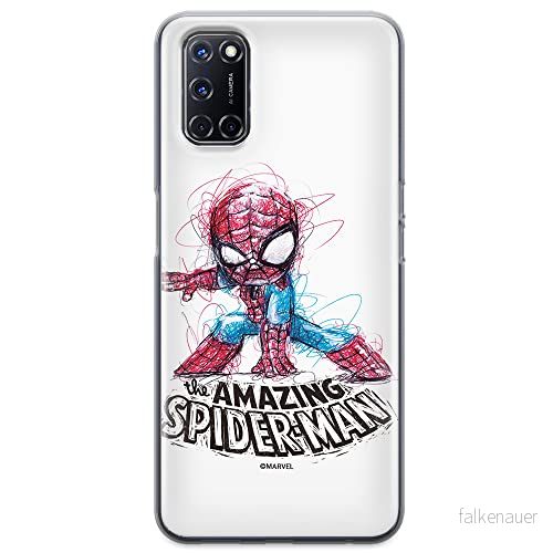 ERT GROUP mobiltelefonfodral för Oppo A92/ A72/ A52 originalt och officiellt licensierat Marvel mönster Spider Man 021 optimalt anpassad till formen på mobiltelefonen, fodral tillverkad av TPU plast 5904805208102