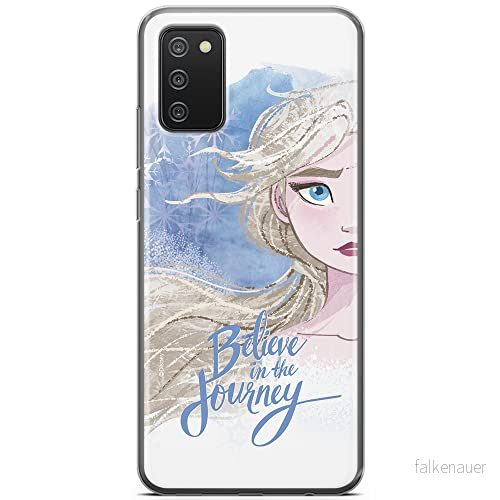 ERT GROUP mobiltelefonfodral för Samsung A02S originalt och officiellt licensierat Disney mönster Elsa 015 optimalt anpassad till formen på mobiltelefonen, fodral tillverkad av TPU plast 5903040233696