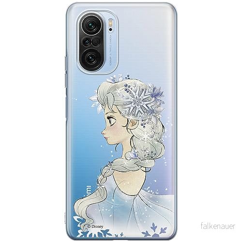 ERT GROUP mobiltelefonfodral för Xiaomi MI 11i/ REDMI K40/K40 PRO/POCO F3/ F3 PRO originalt och officiellt licensierat Disney mönster Elsa 010, gedeeltelijk transparant 5905511879891