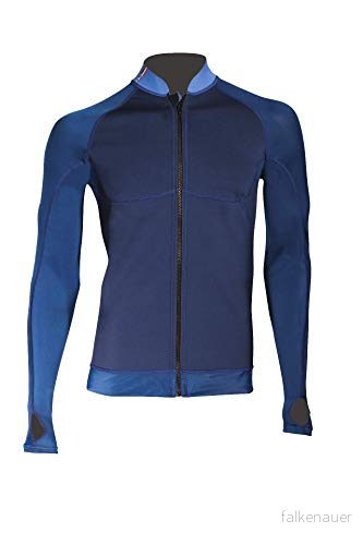 Beuchat dragkedja Atoll 2 mm Ed. Ltd France anti UV smal snorkling jacka passform anatomisk skärning neopren ultrastretch + elastan mjuk och komfortabelblå för dam 3278557913532