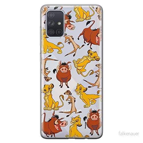 ERT GROUP mobiltelefonfodral för Samsung A71 5G originalt och officiellt licensierat Disney mönster Simba & Friends 010 optimalt anpassad till formen på mobiltelefonen, gedeeltelijk transparant 5905131790897