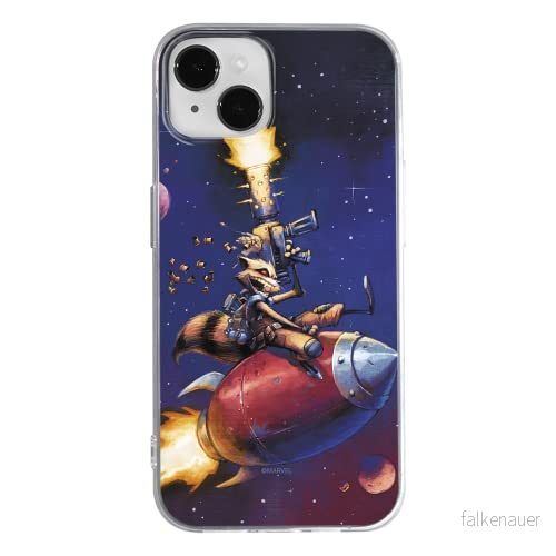 ERT GROUP mobiltelefonfodral för Apple Iphone 14 originalt och officiellt licensierat Marvel mönster Rocket 007 optimalt anpassad till formen på mobiltelefonen, fodral tillverkad av TPU plast 5905131878069