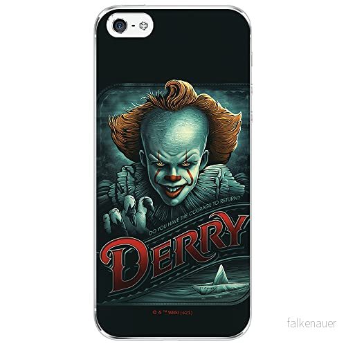 ERT GROUP mobiltelefonfodral för Iphone 5/5S/SE originalt och officiellt licensierat Horror mönster It 021 optimalt anpassad till formen på mobiltelefonen, fodral tillverkad av TPU plast 5905511001186