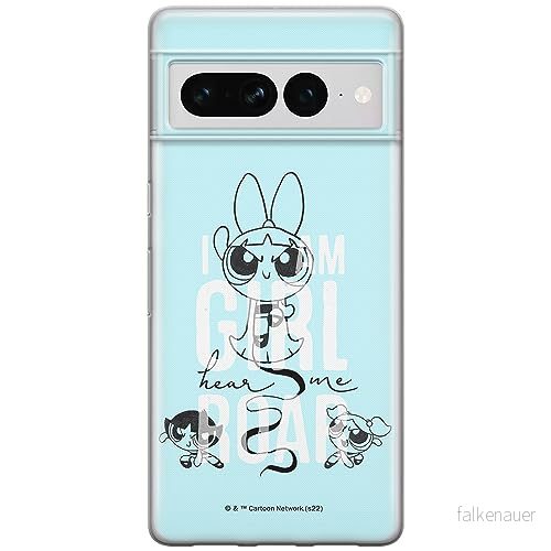ERT GROUP mobiltelefonfodral för Google PIXEL 7 PRO originalt och officiellt licensierat The Powerpuff Girls mönster 040 anpassad till formen på mobiltelefonen, fodral tillverkad av TPU plast 5905795176624