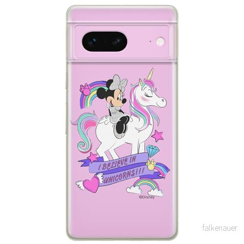 ERT GROUP mobiltelefonfodral för Google PIXEL 7 originalt och officiellt licensierat Disney mönster Minnie 035 optimalt anpassad till formen på mobiltelefonen, fodral tillverkad av TPU plast 5905795140755