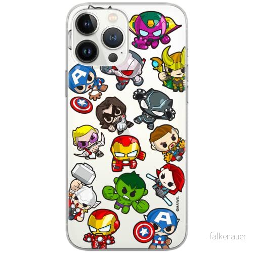 ERT GROUP mobiltelefonfodral för Samsung S20 PLUS / S11 originalt och officiellt licensierat Marvel mönster Avengers 024 Vit optimalt anpassad till formen på mobiltelefonen, gedeeltelijk transparant 5904805188909