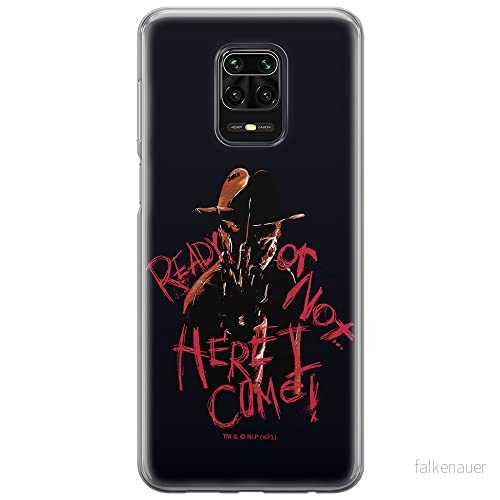 ERT GROUP mobiltelefonfodral för Xiaomi REDMI NOTE 9 PRO/ 9S originalt och officiellt licensierat Horror mönster Nightmare of Elm Street 007, fodral tillverkad av TPU plast 5905511086114