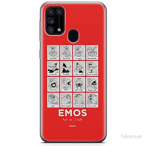 ERT GROUP mobiltelefonfodral för Samsung M31 originalt och officiellt licensierat Looney Tunes mönster 008 optimalt anpassad till formen på mobiltelefonen, fodral tillverkad av TPU plast 5904805482274