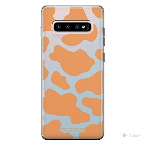 ERT GROUP mobiltelefonfodral för Samsung S10 PLUS originalt och officiellt licensierat Babaco mönster Animals 007 Vit optimalt anpassad till formen på mobiltelefonen, gedeeltelijk transparant 5904805703027