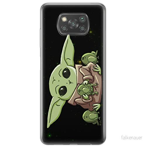 ERT GROUP mobiltelefonfodral för Xiaomi POCOPHONE X3 originalt och officiellt licensierat Star Wars mönster Baby Yoda 014 anpassad till formen på mobiltelefonen, fodral tillverkad av TPU plast 5904805054372