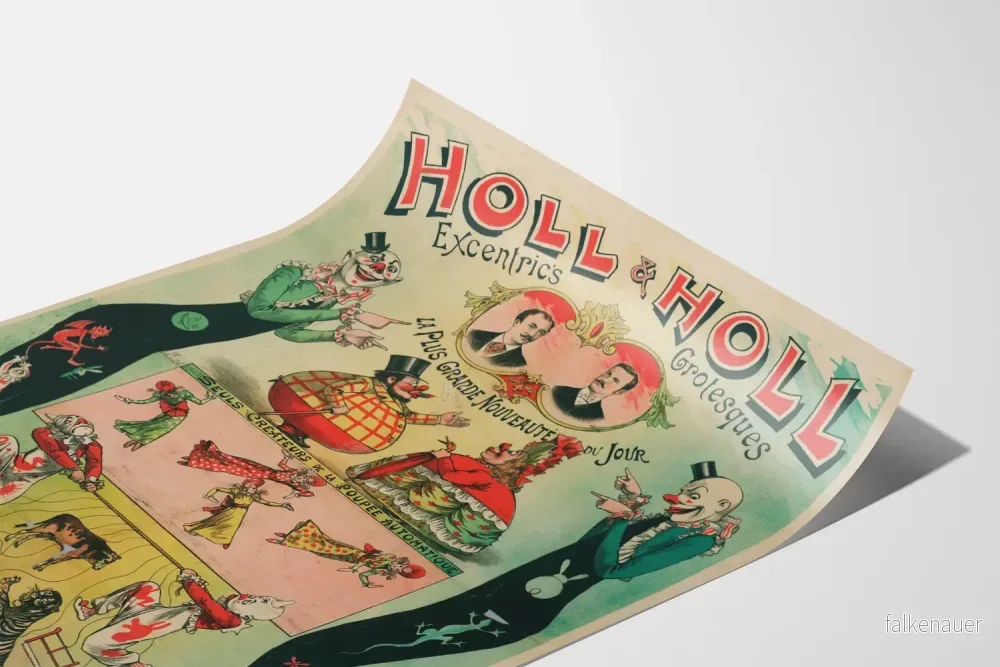 Vintageposter Holl & Holl Excentrics Grotesques - Bild 3