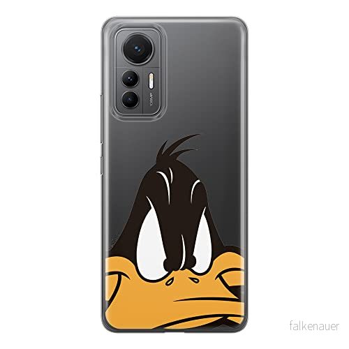 ERT GROUP mobiltelefonfodral för Xiaomi 12 LITE originalt och officiellt licensierat Looney Tunes mönster Duffy 001 optimalt anpassad till formen på mobiltelefonen, gedeeltelijk transparant 5905511503628