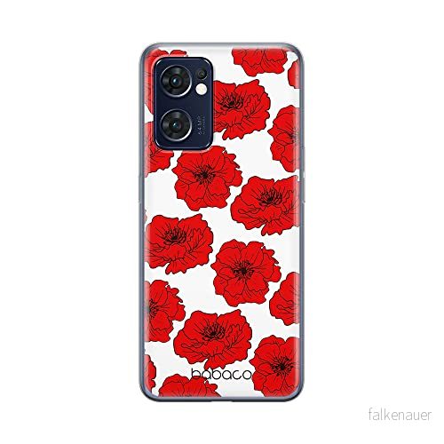 ERT GROUP mobiltelefonfodral för Oppo RENO 7 5G originalt och officiellt licensierat Babaco mönster Flowers 018 optimalt anpassad till formen på mobiltelefonen, fodral tillverkad av TPU plast 5905511313159