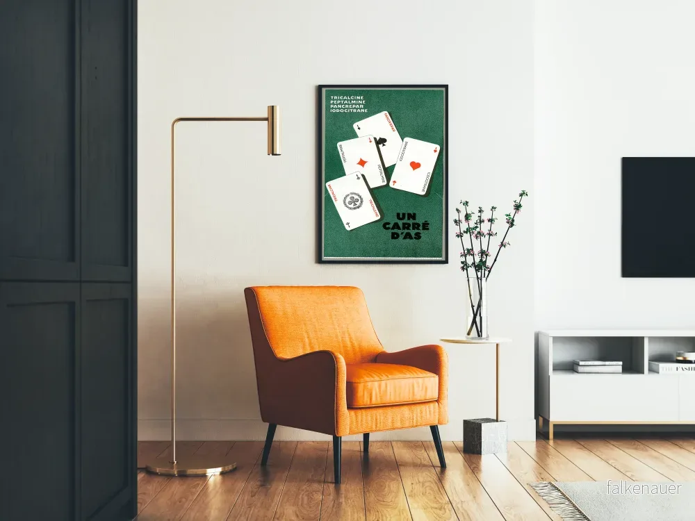 Vintageposter En ess i rockäran - Retro väggdekoration Artem Legrand - Bild 2