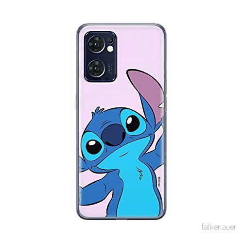 ERT GROUP mobiltelefonfodral för Oppo RENO 7 5G originalt och officiellt licensierat Disney mönster Stitch 018 optimalt anpassad till formen på mobiltelefonen, fodral tillverkad av TPU plast 5905511316662