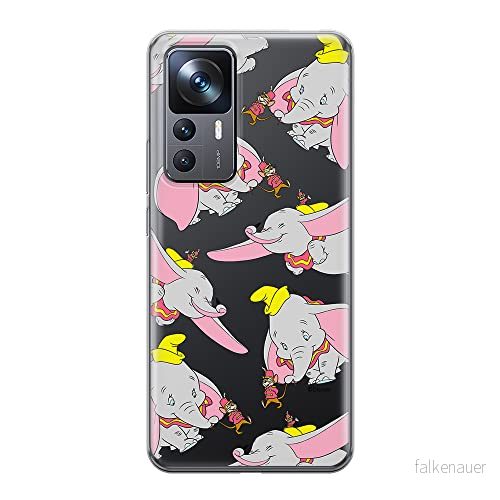 ERT GROUP mobiltelefonfodral för Xiaomi 12T/12T pro/K50 Ultra originalt och officiellt licensierat Disney mönster Dumbo 016 optimalt anpassad till formen på mobiltelefonen, gedeeltelijk transparant 5905511588472