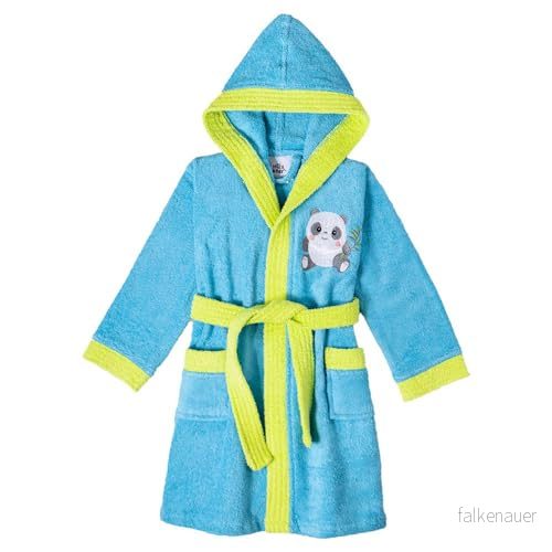 Barnmorgonrock turkos 100% Oeko TEX® bomull storlek: 68 år 8435690603743