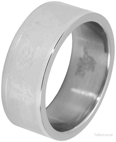 Akzent Unisex ring rostfritt stål storlek 70 (22,3) 00115007007 4049096441317