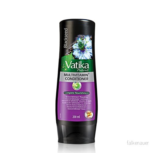 Vatika Naturals svart kummin, hårbalsam 200 ml 5022496005838