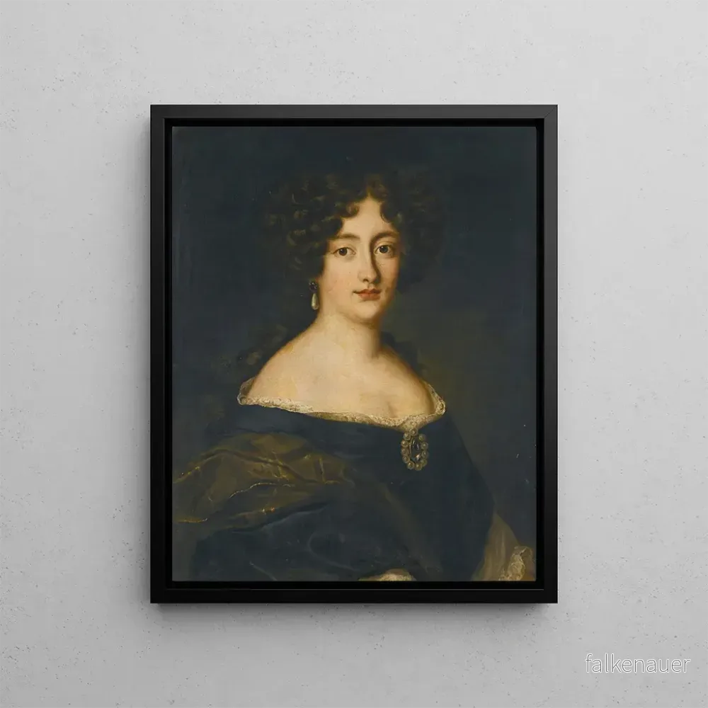 Målning Portrait of Ortensia Mancini – Jacob Ferdinand Voet | Konsttryck Målning Portrait of Ortensia Mancini – Jacob Ferdinand Voet | Konsttryck