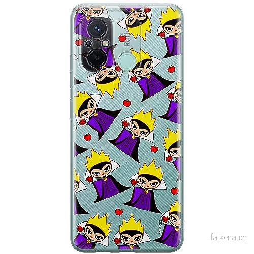 ERT GROUP mobiltelefonfodral för Xiaomi REDMI 12C/ 11A originalt och officiellt licensierat Disney mönster The Evil Queen 003 anpassad till formen på mobiltelefonen, gedeeltelijk transparant 5905511849610