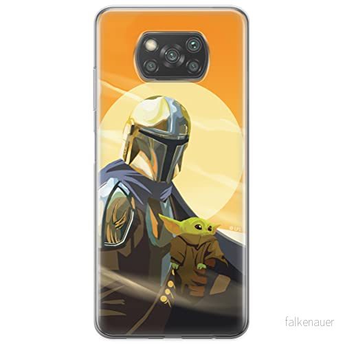 ERT GROUP mobiltelefonfodral för Xiaomi POCOPHONE X3 originalt och officiellt licensierat Star Wars mönster Baby Yoda 020 anpassad till formen på mobiltelefonen, fodral tillverkad av TPU plast 5904805069826