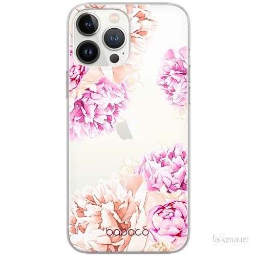 ERT GROUP mobiltelefonfodral för Apple Iphone 7 PLUS/ 8 PLUS originalt och officiellt licensierat Babaco mönster Flowers 001 Vit anpassad till formen på mobiltelefonen, gedeeltelijk transparant 5903040278321