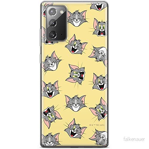 ERT GROUP mobiltelefonfodral för Samsung GALAXY NOTE 20 originalt och officiellt licensierat Tom and Jerry mönster 007 optimalt anpassad till formen på mobiltelefonen, fodral tillverkad av TPU plast 5904805255908