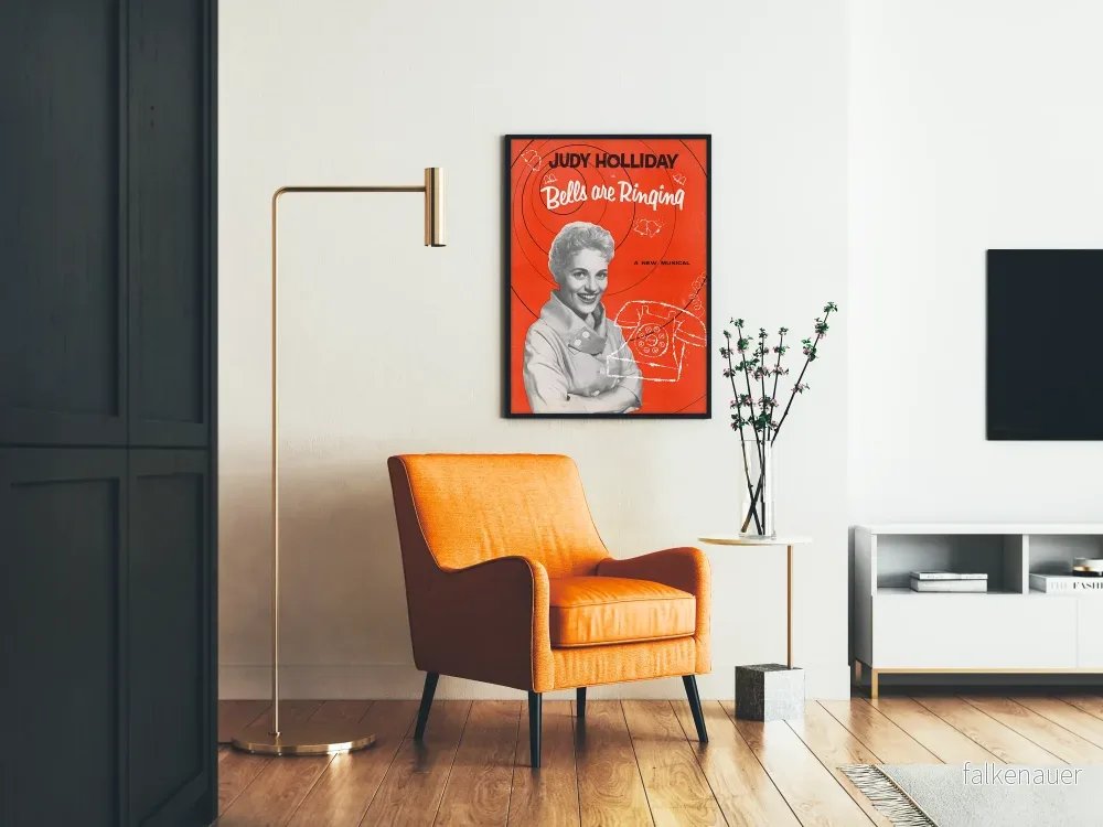 Vintageposter Musical Bells are Ringing med Judy Holliday - Bild 2