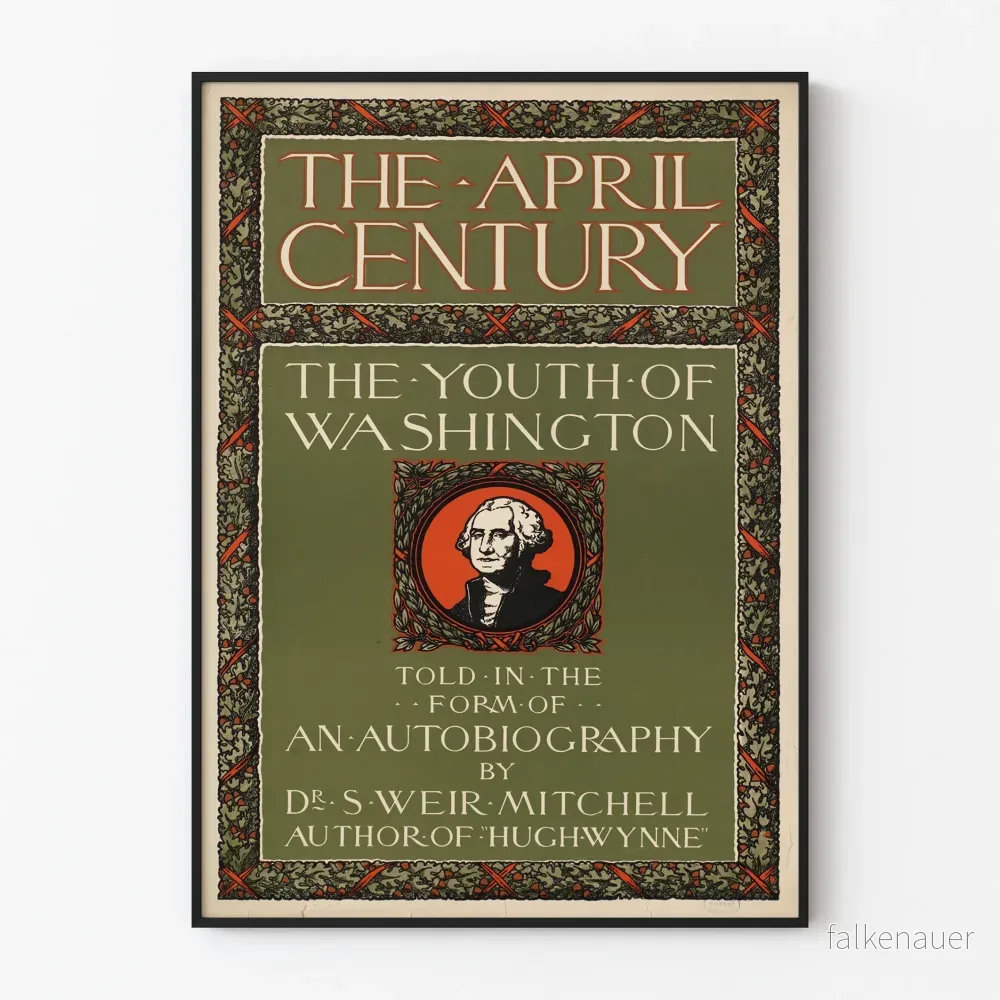 Vintageposter The April Century – Historisk väggdekoration