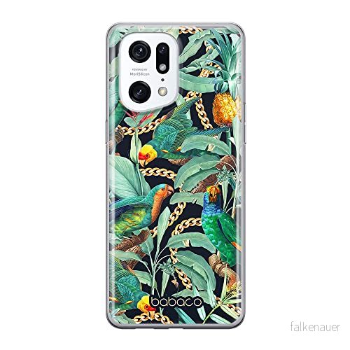 ERT GROUP mobiltelefonfodral för Oppo FIND X5 PRO originalt och officiellt licensierat Babaco mönster Flowers 058 optimalt anpassad till formen på mobiltelefonen, fodral tillverkad av TPU plast 5905511415136
