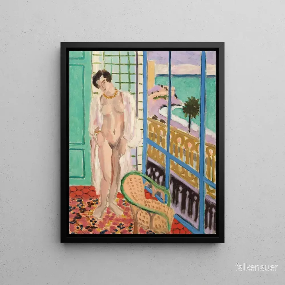 Målning Nu vid fönstret – Henri Matisse | Konsttryck Målning Nu vid fönstret – Henri Matisse | Konsttryck