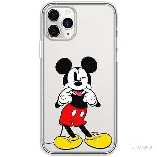 ERT GROUP mobiltelefonfodral för Iphone 11 PRO MAX originalt och officiellt licensierat Disney mönster Mickey 053 optimalt anpassad till formen på mobiltelefonen, gedeeltelijk transparant 5905795034399