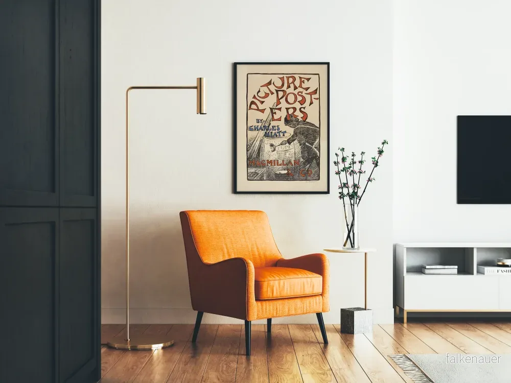 Vintageposter Picture Posters av Charles Hiatt för Macmillan & Co. - Bild 2