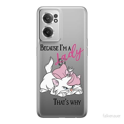 ERT GROUP mobiltelefonfodral för Oneplus NORD CE 2 originalt och officiellt licensierat Disney mönster Marie 004 optimalt anpassad till formen på mobiltelefonen, gedeeltelijk transparant 5905511284589