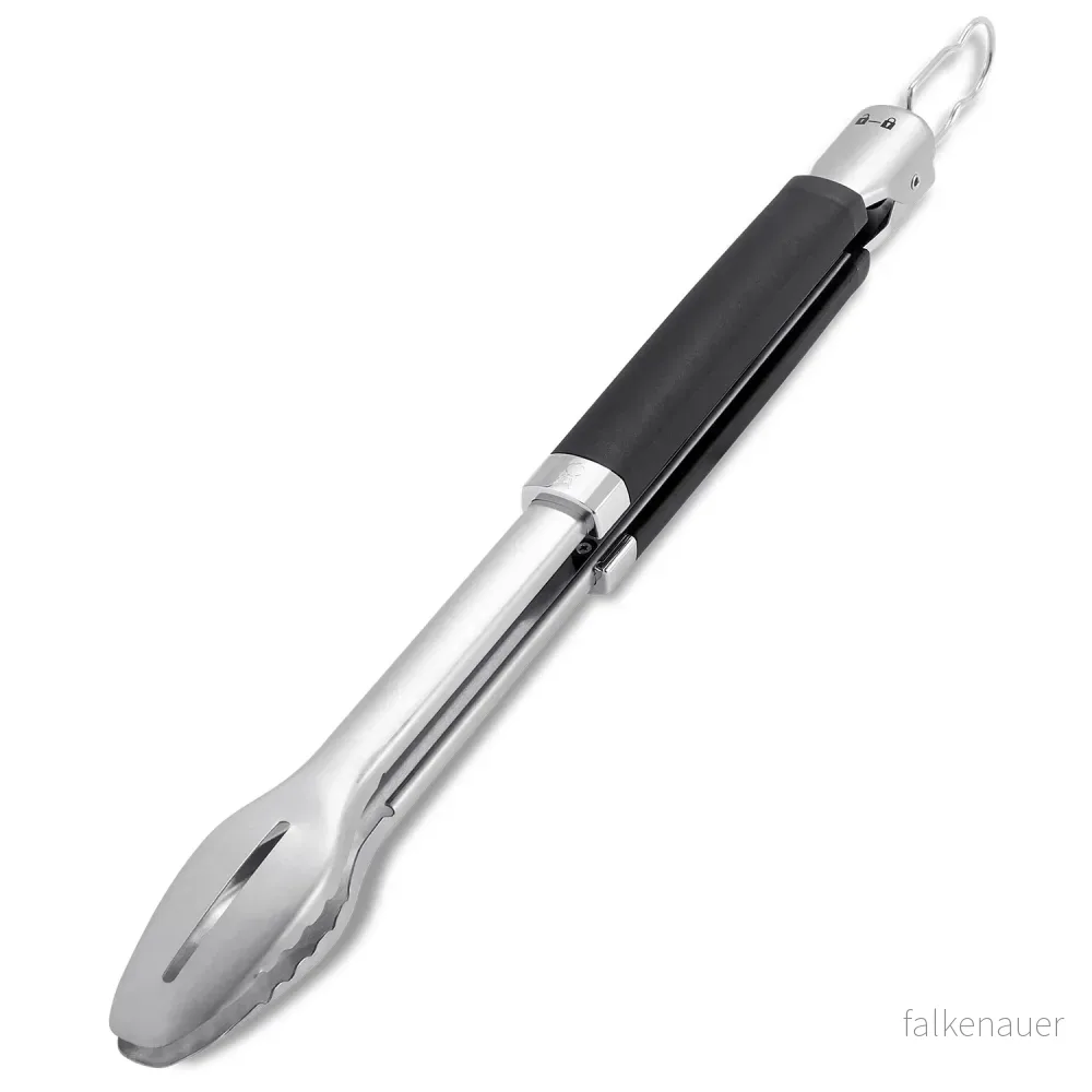Weber Premium Grilltång 46 cm - Rostfritt Stål - Svart/Silver 77924159664