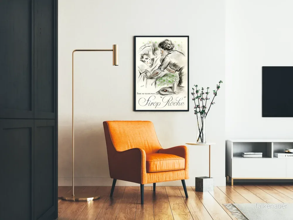 Vintageposter för Sirop Roche för barnvänlig väggdekoration - Bild 2