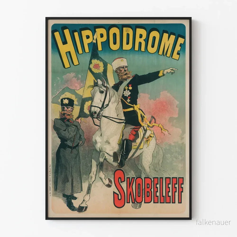 Hippodromskylten Skobeleff – Vintage hästrelaterad väggdekoration Hippodromskylten Skobeleff – Vintage hästrelaterad väggdekoration