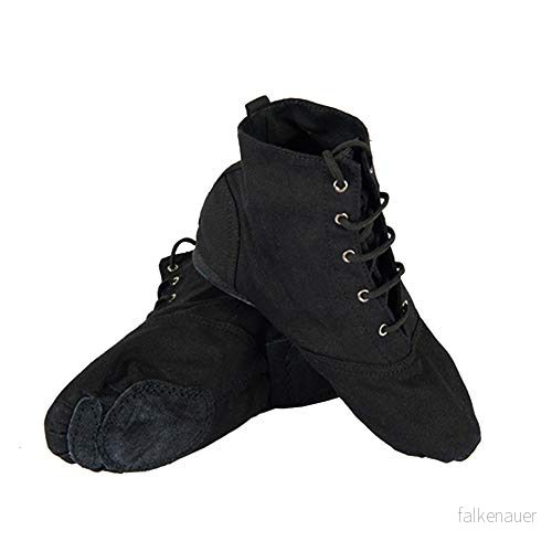 Dam, jazzskor, canvas, balsal, balettskor, sneakers, flickor, moderna jazzdanskängor, baletttofflor, ballerinaskor, dansskor, gymnastikskor, svart, 39 EU 786391270252