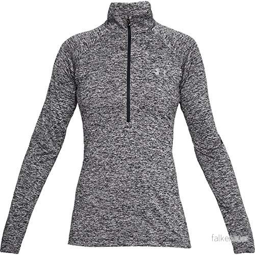 Under Armour Tech 1/2 dragkedja tvinnad långärmad tröja Black/Black/Metallic Silver (001) XS 191480381090