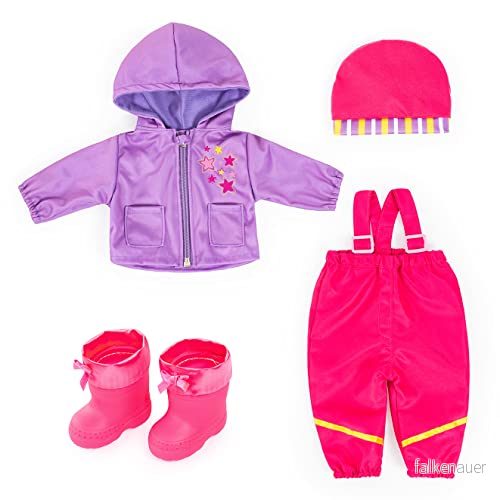 Bayer Design 84200AG dockkläder, för dockor 38 42 cm, rosa, lila 4003336414042
