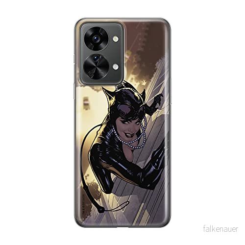ERT GROUP mobiltelefonfodral för Oneplus NORD 2T 5G originalt och officiellt licensierat DC mönster Catwoman 006 optimalt anpassad till formen på mobiltelefonen, fodral tillverkad av TPU plast 5905511279783